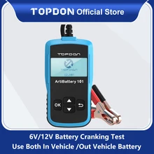 Car-Battery-Tester Automotive-Charger-Analyzer Voltage TOPDON 12V 2000CCA AB101 Cranking