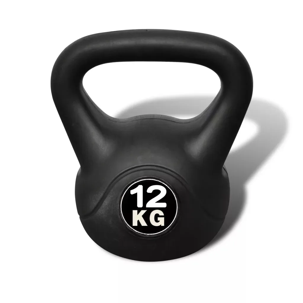 

VidaXL Kettlebell De 12kg Dumbbells 90392 Body Building Fitness Equipments Home Gym Exercise Sports
