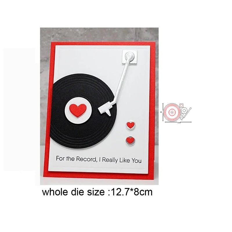 

record metal cutting Dies Scrapbooking Steel Craft Die Cuts paper art emboss Card making Stencil