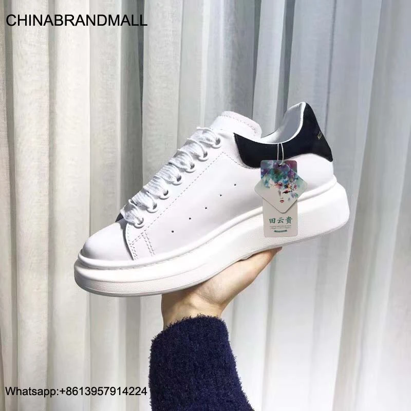 

High quality famous brand Fashionable Popular Woman Luxury Shoes genuine leather Unisex Shoes For Adult Breathable Lace-Up