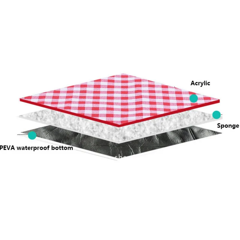 

Camping Mat Camping Waterproof Briefcase Shape Moisture-proof Folding Portable Water Resistant Outdoor Picnic Pad Blanket