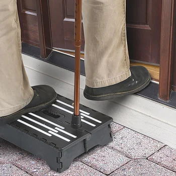 

Folding Step Stool Portable Plastic Anti-Slip High Riser Half Step Door Walking Stool For Elderly Pregnant Kids Toddlers Kitchen