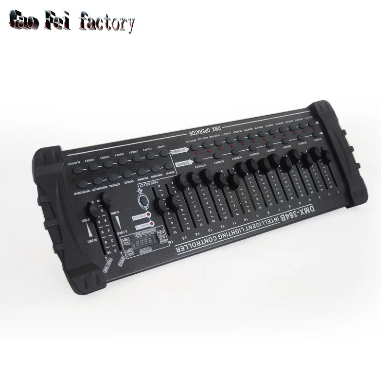 dmx controller 384 384 DMX Интеллектуальный мастер-консоль Dj светильник для сцены светильник светодиодный Par Светильник - Цвет: dmx controller 384
