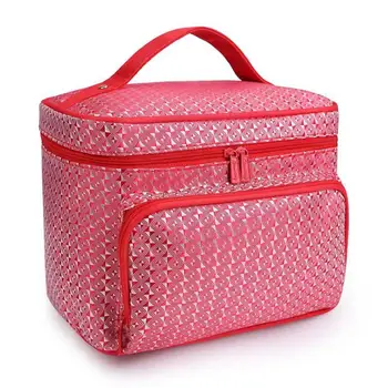 

Fashion Large Make Up Bag Cosmetic Box Jewellery Vanity Case Storage Bag Beauty Toiletry Container Organizer Necessaire Feminina