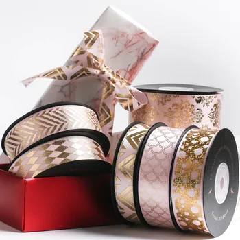 

Fashion Luxury Ribbon DIY Headdress Material Flower Bouquet Cake Gift Packaging Material Wedding Party Event Decoration Ribbons