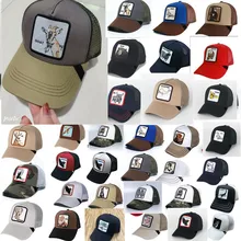 Новинка, бейсболка с вышивкой животных, аниме, Милая Вышивка, летняя сетчатая Мужская Уличная солнцезащитная Кепка, шлемы для водителя
