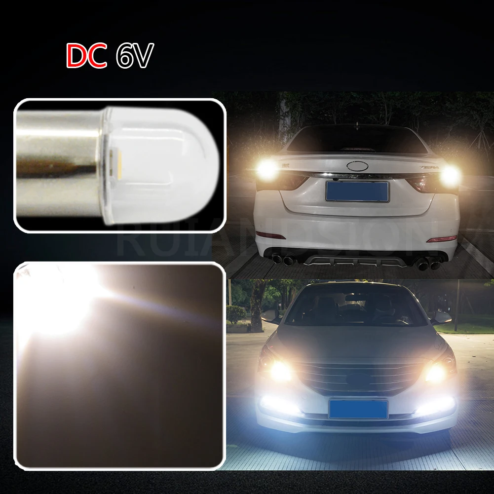 10 шт. BAX9S H6W Авто BA9S T4W BAY9S H21W клиновидный светодиодный автомобильный светильник 1 SMD