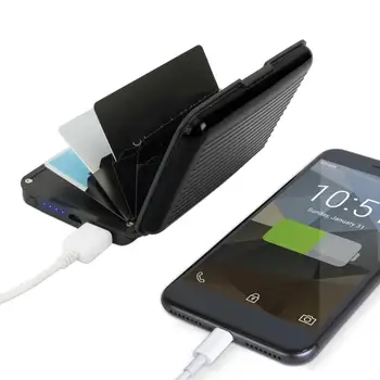 

Multifunctional Charger Card Package USB Charger Charging Pad External Battery Power Bank Card Holder