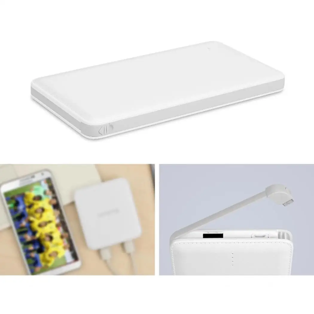 Ultra-thin Mini Portable Charger 20000mah Powerbank External Battery Power Bank Charging Poverbank For Xiaomi Mi iPhone Samsung