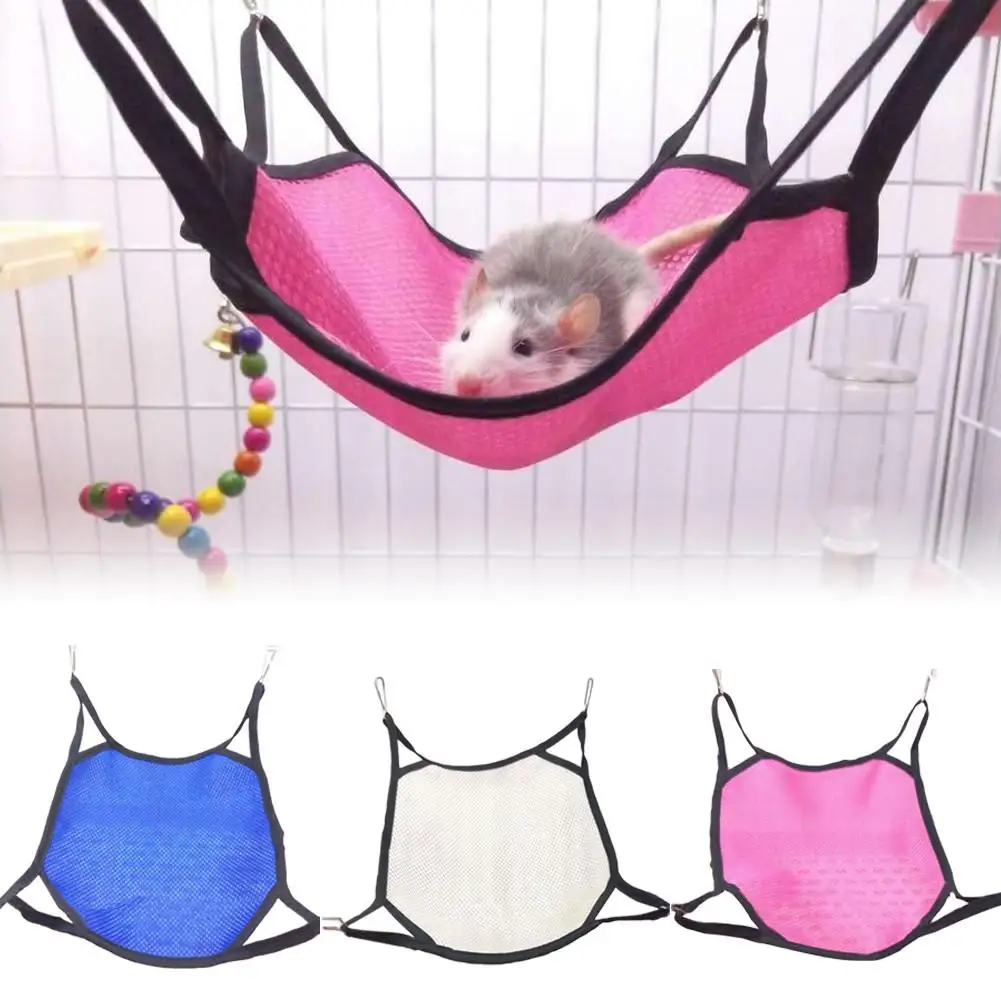 

Summer Hammock For Hamster Ferret Rabbit Animals Small Cotton Sleep Nest House Hanging Pet Hammock Comfortable Pet Bed Shelf Bed