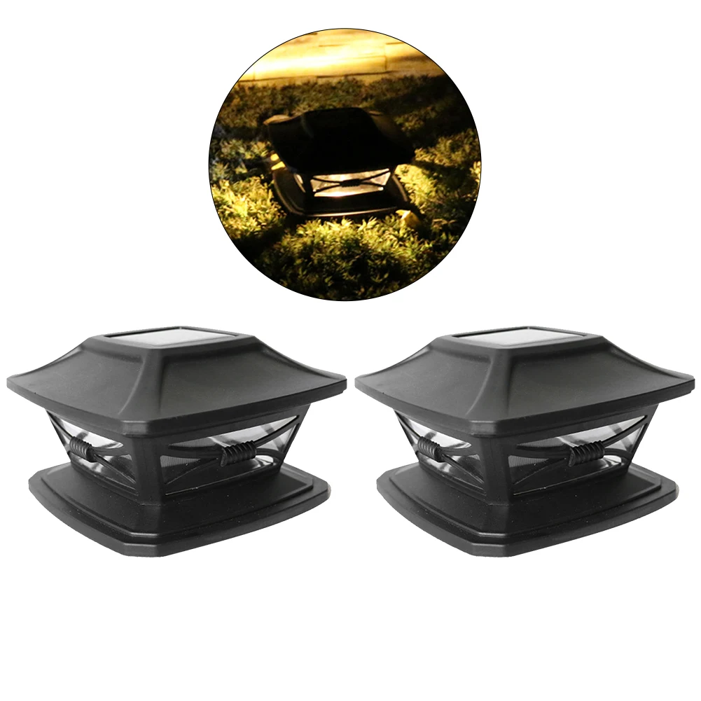 

Waterproof Fence Light Courtyard Led Garden Decoration Lawn Park Night Lamp Outdoor Landscaping Solar Powered Square Home Path