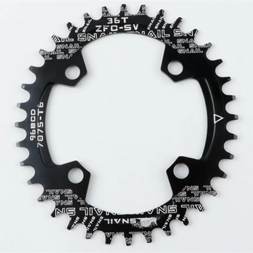 Улитка MTB велосипед положительный и отрицательный зубная пластина 32T 34T 36T один 96BCD горный велосипед цепь диск овальная пластина