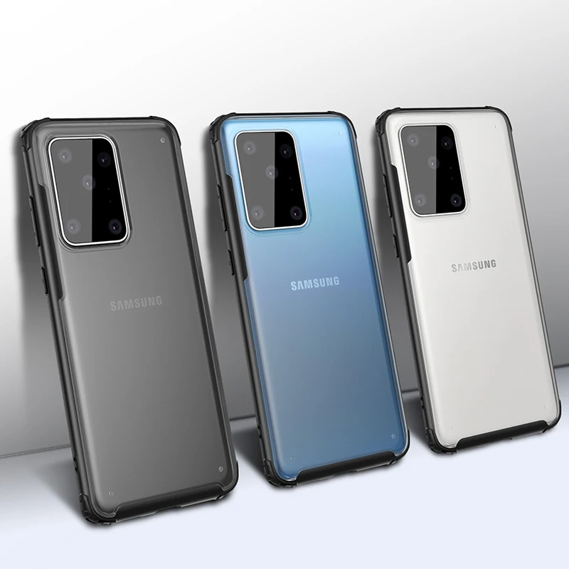 Чехол для телефона Samsung Galaxy Note 20 Ультра чехол мягкая TPU рамка полупрозрачный