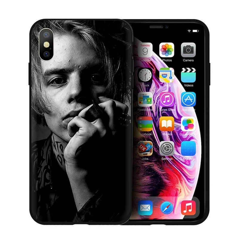 B7 Мягкий силиконовый чехол для телефона EWAU Pharaoh Rapper для iPhone 5 5S SE 6 6s 7 8 plus X XR XS 11 Pro Max - Цвет: B7