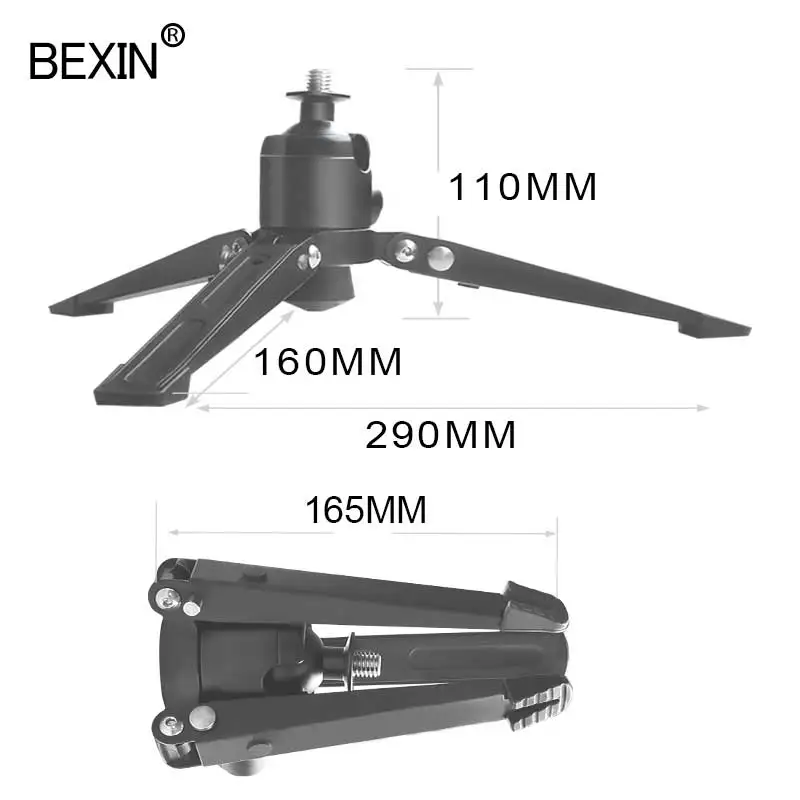 Монопод BEXIN, штатив с поддержкой ног, Универсальный профессиональный монопод, базовый кронштейн, подставка для видеокамеры, адаптер для dslr monpod
