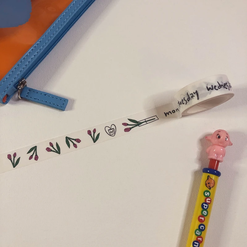 Милый корейский Кролик Тюльпан с ручным рисунком в стиле INS Маскировочная Васи