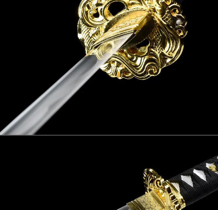 New Popular Full Handmade 1060 Carbon Steel Blade Samurai Katana Sword Battle Ready Razor Sharp