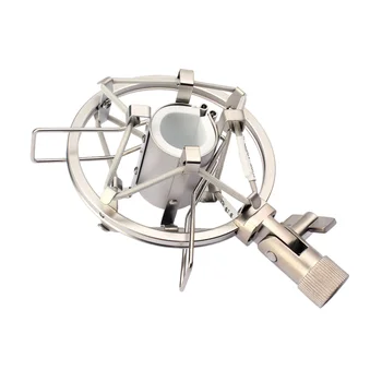 

Universal Bearable Load Mic Microphone Shock Mount Clip Holder Stand Radio Studio Sound Recording Bracket Professional