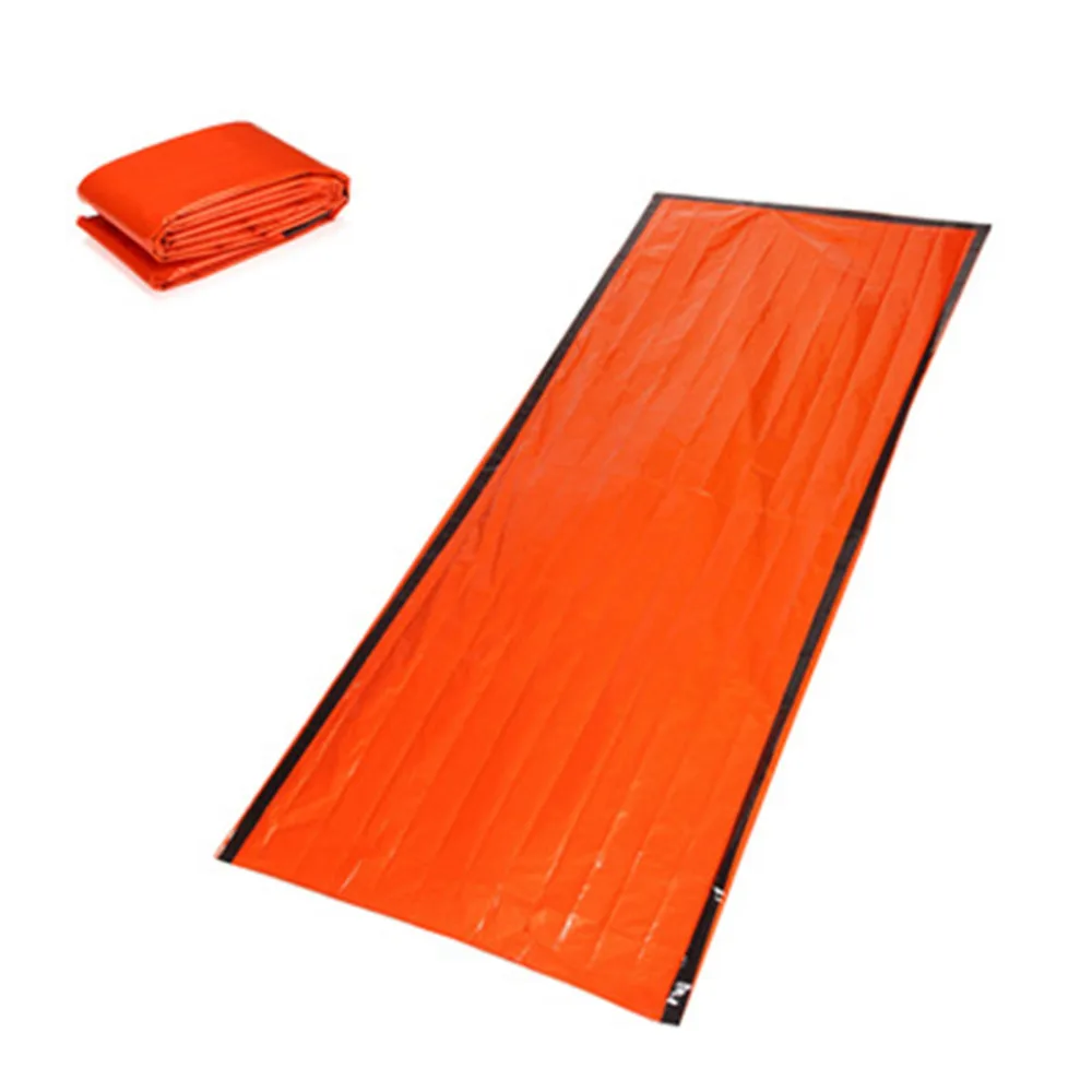 

Outdoor Emergency Sleeping Bag Emergency First Aid Moisture Proof Pad PE Aluminum Film Tent For Camping Hiking Sun Protection