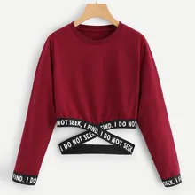 #Special Offers Blouse Women Letters Printing Long Sleeve Shirt Short Pullover Tops Blouse 2019 Tee #Special Offers Blouse Women Letters Printing Long Sleeve Shirt Short Pullover Tops Blouse 2019 Tee