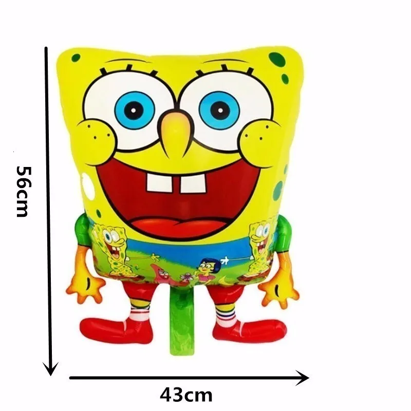 1 шт. большой мультяшный персонаж губка детский воздушный шар из фольги День Рождения украшения дети ребенок душ мальчик игрушки Globos праздничные шары