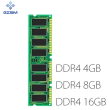 GZSM Desktop Memory DDR4 4 ГБ 8 ГБ оперативной памяти, 16 Гб встроенной памяти для PC4-17000P PC4-19200T PC4-2666V PC4-3200V карты памяти 2133 МГц 2400 МГц 2666 МГц 3200 МГц