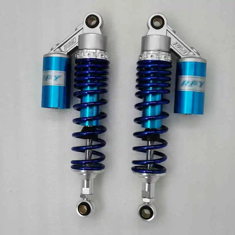 

360MM 8mm spring Motorcyc Shock Absorbers for Honda CB1300 CB1000 XL175 Yamaha Suzuki Kawasaki Z1300 ZRX1200 ZRX1100 Black Blue