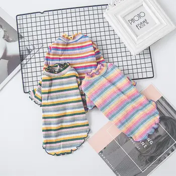 

Summer Thin Section Pet Dog Cat Base Small Dogs Teddy Pet Clothes Spring and Autumn