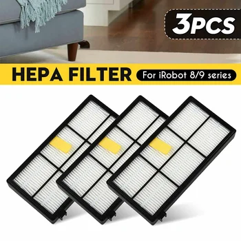 

3pcs HEPA Filter Robot Vacuum Cleaner Accessories Replacement Hepa Filter For i Robot-Room ba 800/900 Series Robot Cleaner Parts
