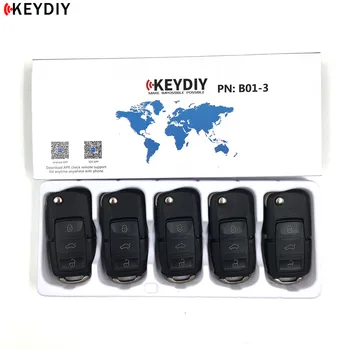 

KEYDIY 5pcs, Original KD900 B Series Remote Control KD B01-2/3/2+1/3+1 Car Key for KD-X2 Key Programmer KDMINI Machine