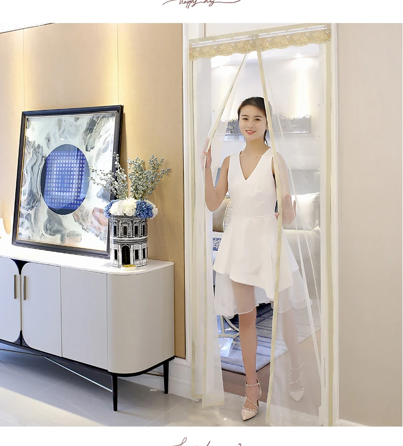 

Fast Shipping|Summer Magnetic Anti Mosquito Insect Fly Bug Curtains Net Reinforced Magnetic Screen Door Customizabled