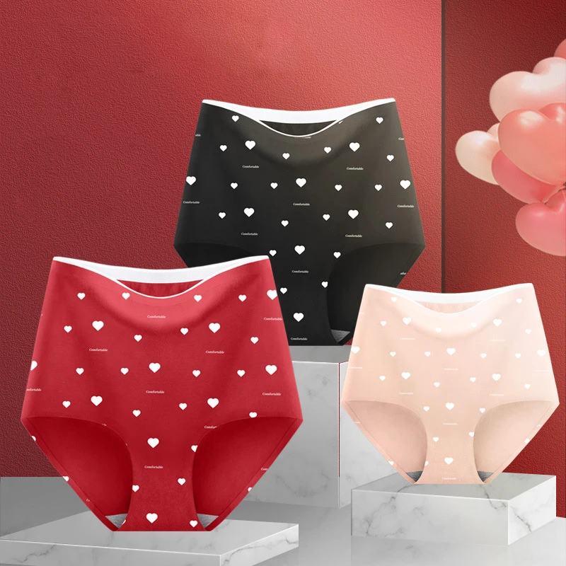 

4pcs/lot Women Panties Sexy Briefs Seamless Underwear High Waist Pants Comfort Lingerie Cotton Underpants Thongs for Girls #F