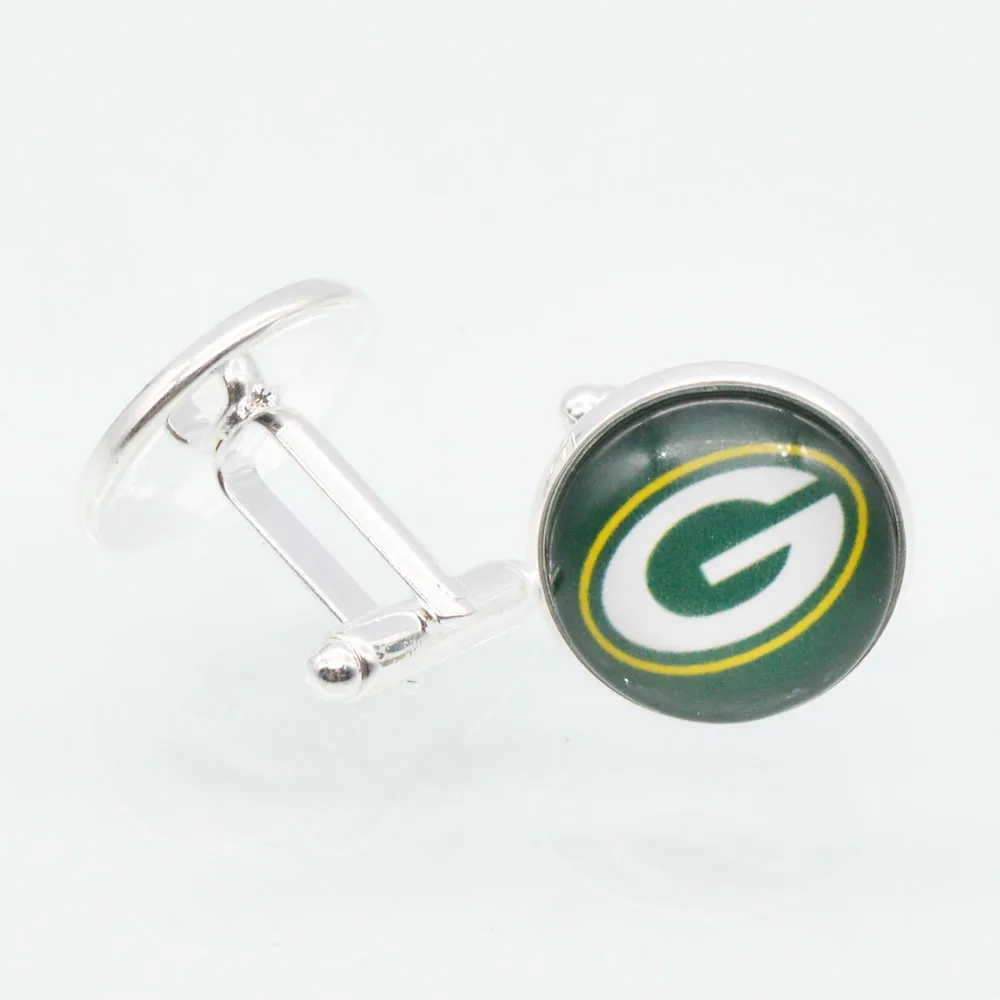 Запонки Green Bay Packers очаровательные Висячие Запонки Спортивные запонки 3 пары футбольные ювелирные изделия для женщин подарок на день рождения Новинка 201