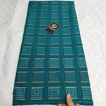 

Dark Green Material Swiss Voile Lace In Switzerland With Stones African Lace Fabric High Quality 100%Cotton Nigerian Lace Fabric