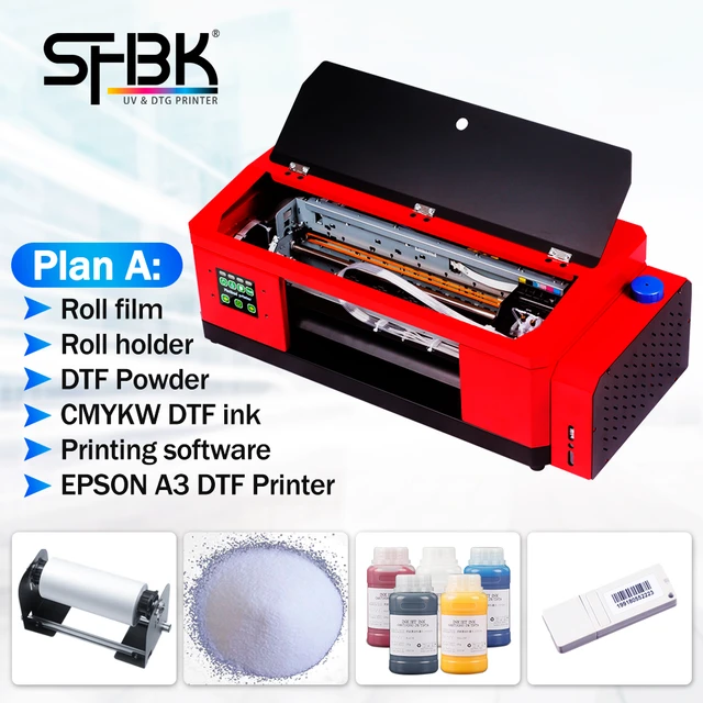 Procolored A3 DTF Printer L1800 T-shirts Mask Clothes Printing Machine  Directly Transfer Film Textile DTF Printer DTF Ink - AliExpress