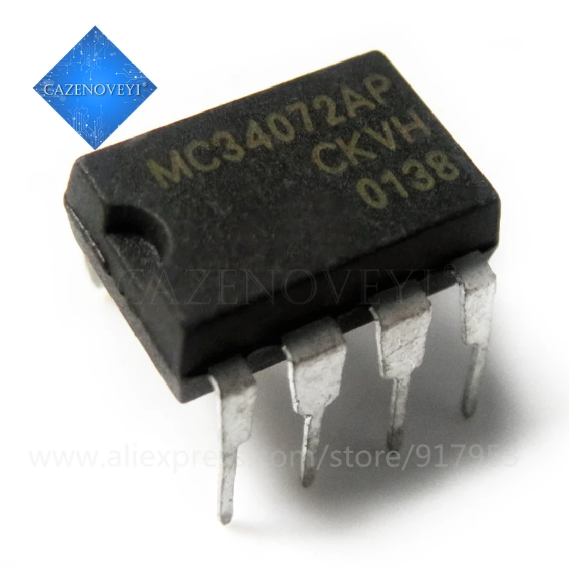

10 шт./лот MC34072AP MC34072P MC34072 34072 DIP-8 в наличии