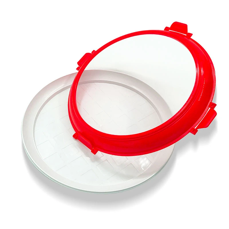 

Buy One Get One More Fresh Food Storage Preservation Plate Decorative Round Fresh Spacer Kitchen Organizer Serving Tray