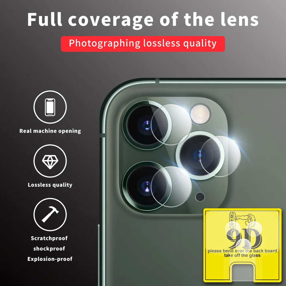 Защитное закаленное стекло 9D для iPhone 11 Pro/11 Pro Max | Мобильные телефоны и аксессуары