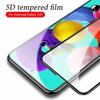 

5D Full Coverage Screen Protector For Samsung Galaxy A51 A71 Tempered Glass On For Samsung Galaxy A 51 A 71 Glass Cover