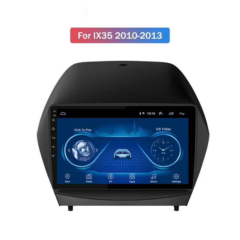 Большая сенсорная Автомобильная навигационная система для Hyundai Ix35 10 13 Android Smart car