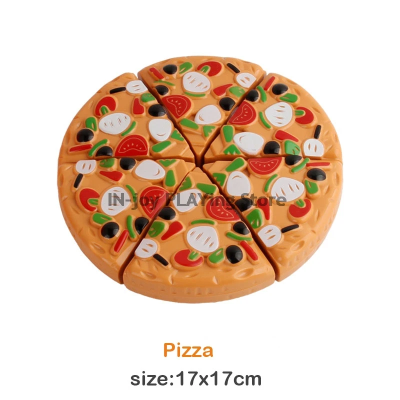 Hot Sale Snacks Food Toy Detachable Building Blocks Hamburg Pizza Donuts Brick Model Montessori Toys For Children Kids Gifts DIY