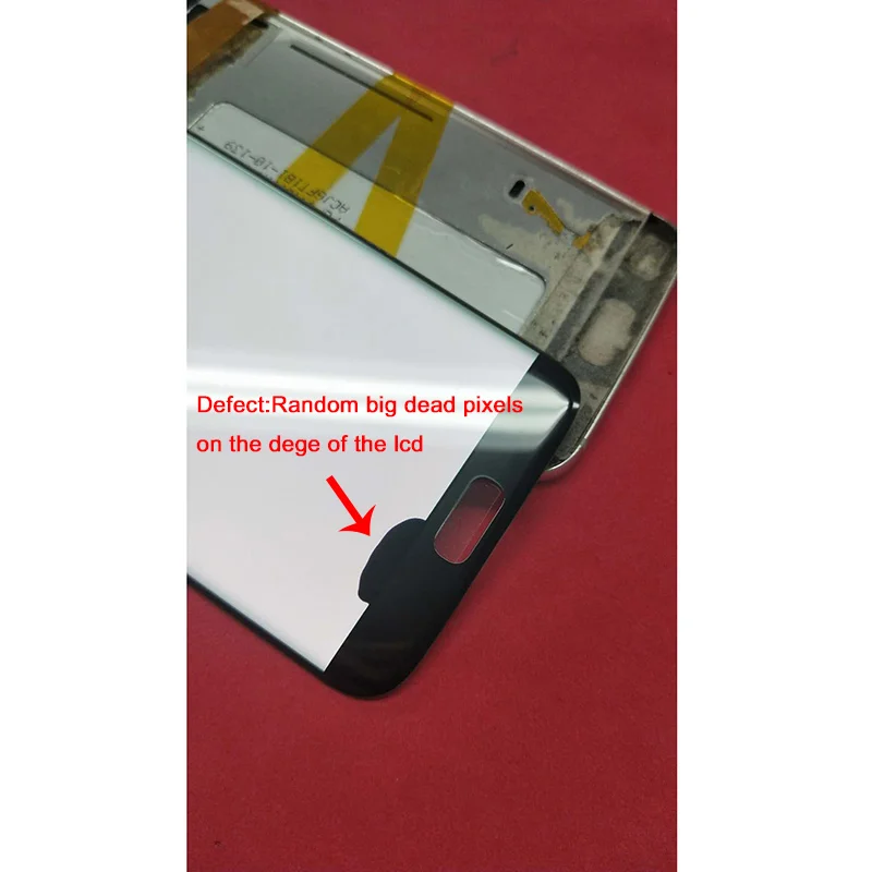 

5.5 inch Super Amoled NoFrame LCD For SAMSUNG Galaxy s7 edge G935 G935F with Big Balck Spot LCD Touch Screen Digitizer Assembly
