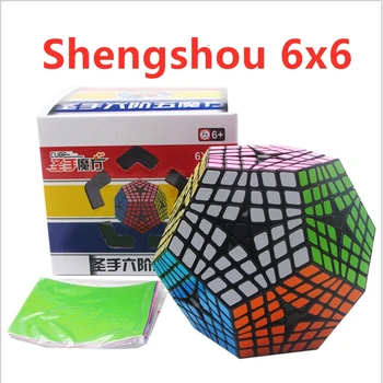

shengshou 6x6x6 cube 6x6x6 Megaminxed Cube 6x6 Dodecahedron cube shengshou Megaminxed 6x6 magic cube 12 sided speed cube