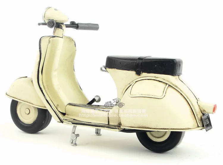 Ручной работы изделия из металла Винтаж Ретро Modelcar oldcar Vespa Модель Классические автомобили украшения