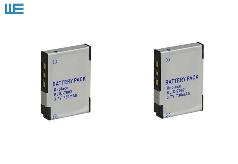Черный KLIC-7002 KLIC7002 K7002 Батарея для Kodak EASYSHARE V530, V603 - Цвет: Черный