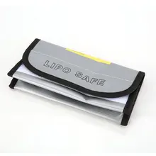 Sac de batterie LiPo ignifuge, boîte de chargement de sécurité LiPo sac de poche ignifuge antidéflagrant pour voiture de Drone modèle RC