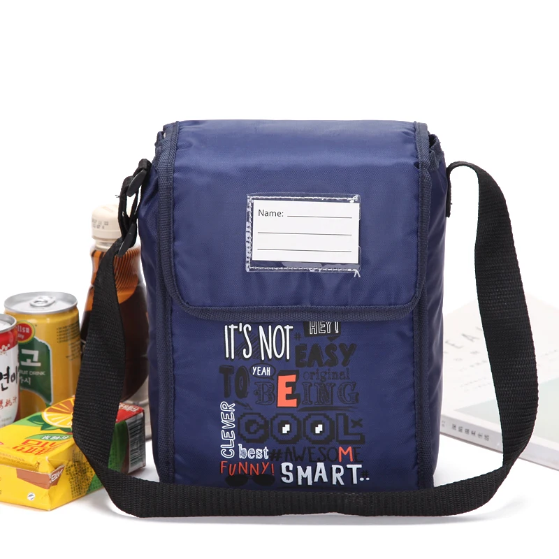 4L portable lunch bag for kids thermal picnic box ice pack small food drinks cooler thermos cans holder insulated cool | Багаж и сумки