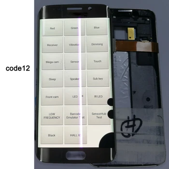 

JPFix LCD For Samsung S6 edge G925 Practice LCD Touch Screen Assembly Test Screen Repair Parts WIth Frame