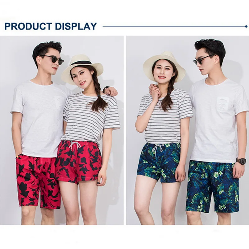 Flash Sale CYSINCOS Hot Beach Shorts Men Women Summer Quick Dry Comfortable Beachwear Homme Couple Casual Board Short Plus Size 4XL