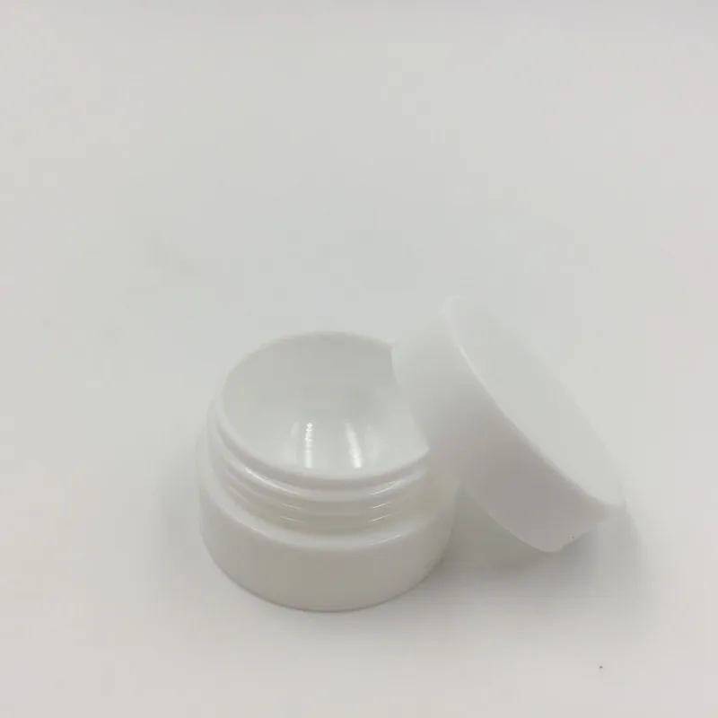 Free Ship 50+2PCS Cheap 5ml 5g PP Plastic White Cream Jar Small Cosmetic Powder Container for Beauty Cosmetics Sample Packaging | Красота и